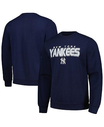 Мужской темно-синий пуловер New York Yankees свитшот Stitches
