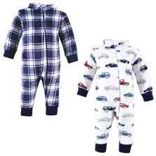 Hudson Baby Unisex Toddler Plush Jumpsuits, Cars Hudson Baby