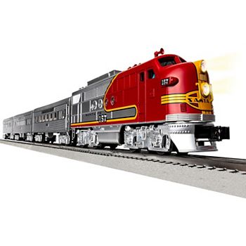 Поезд Santa Fe Super Chief LionChief с Bluetooth 5.0 и пультом управления, включает локомотив и вагоны Lionel