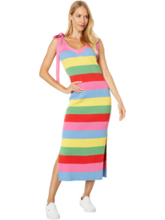 Многоцветное вязаное платье English Factory