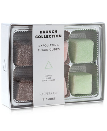6 шт. Подарочный набор Brunch Collection Exfoliating Sugar Cubes Harper + Ari