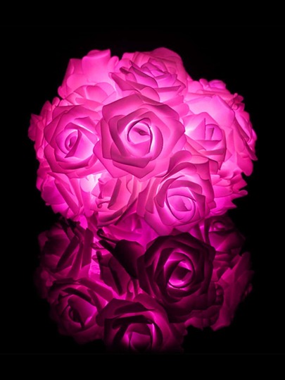 10 Led 1.5M Лампочная гирлянда в форме розы SHEIN