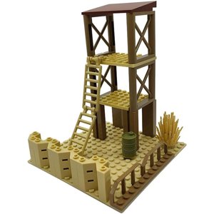 Syrinx Military Watchtower Battle Scene Building Sets for Adults, Compatible with Lego SYRINX