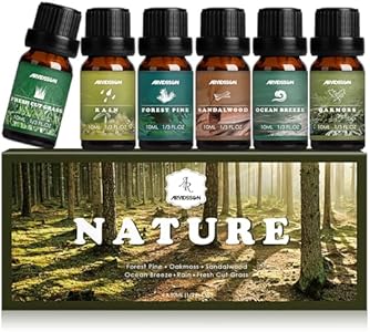 Clean Essential Oils Set, ARVIDSSON Premium Fragrance Oil for Clean Home, Soap Making - Clean Cotton, Fresh Linen, Clean Air, Soft Powder, Blossom Soap, Lemongrass ARVIDSSON