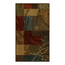 Многоцветные и моющиеся коврики Maples Highland с текстурным принтом Maples Rugs