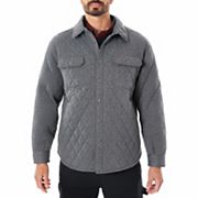 Мужская Футболка Smith's Workwear Diamond Quilted Knit Shirt-Jacket Smith's Workwear