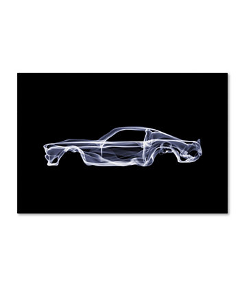 Октавиан Миелу "Ford Mustang" Картина на холсте - 24 "x 16" x 2 " Trademark Innovations