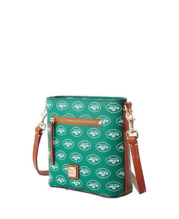 Женская маленькая фирменная сумка через плечо на молнии New York Jets Dooney & Bourke