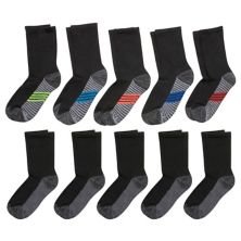 Набор из 10 двойных носков Hanes Ultimate® для мальчиков Tough Crew Hanes
