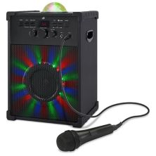 GPX Bluetooth Karaoke Party Machine with Lights GPX