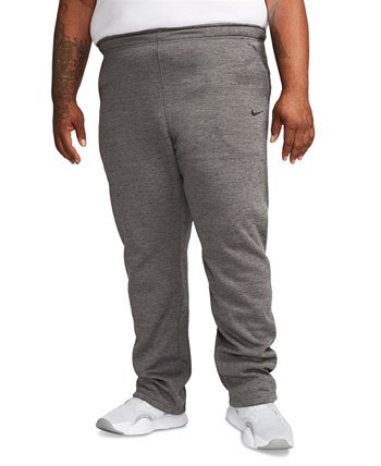 Мужские брюки для фитнеса свободного кроя Therma-FIT с открытым подолом Nike