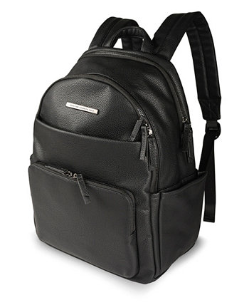 Женский модный рюкзак из искусственной кожи с двумя отделениями для ноутбука диагональю 15 дюймов Kenneth Cole