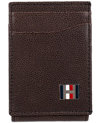 Мужской кожаный кошелек Kerry RFID с передним карманом Tommy Hilfiger