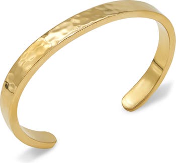 Браслет-манжета из стерлингового серебра с покрытием из 18-каратного золота DEVATA