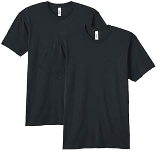 American Apparel Unisex Tri-Blend Track T-Shirt, Style GTR401, 2-Pack American Apparel