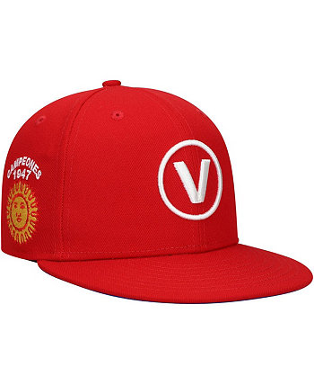 Мужская красная приталенная шляпа Vargas Campeones Team Rings & Crwns