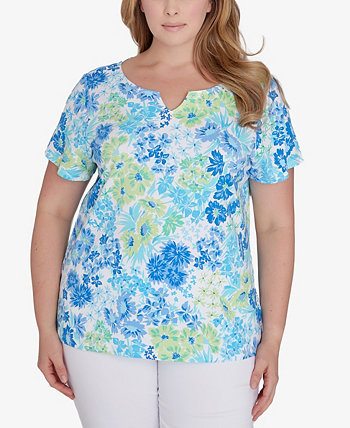 Plus Size Feeling The Lime Short Sleeve Top HEARTS OF PALM