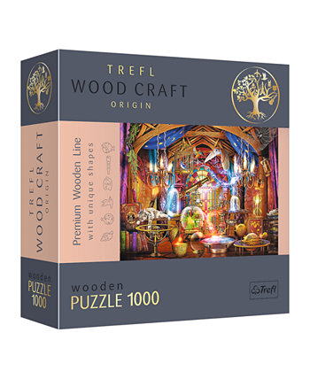 Деревянный пазл Wood Craft, 1000 деталей - Волшебная комната Trefl