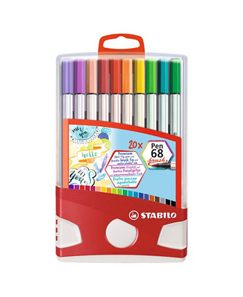 Pen 68 Brush Colorparade Набор из 20 цветов Stabilo