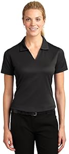 SPORT-TEK Women's Dri Mesh V Neck Polo Sport-Tek