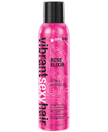 Vibrant Sexy Hair Rose Elixir Спрей для волос и тела с сухим маслом, 5,1 унции, от PUREBEAUTY Salon & Spa Sexy Hair