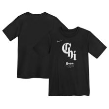 Preschool Nike Black Chicago White Sox City Connect Large Logo T-Shirt Nitro USA