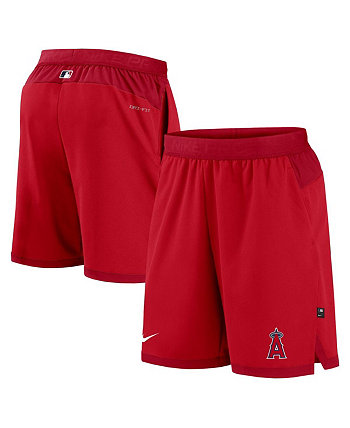 Мужские красные спортивные шорты Los Angeles Angels Authentic Collection Flex Vent Nike