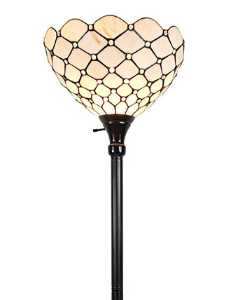Торшерный светильник в стиле Тиффани Amora Lighting