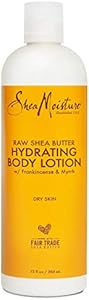 Sheamoisture Hydrating Body Lotion for Dry Skin Raw Shea Butter Paraben Free Lotion 13 oz SheaMoisture