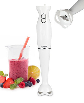 Immersion Blender, Hand Blender with Stainless Steel Blades, Immersion Blender with Quiet Motor, Electric Mini Blender for Delicious Food Commerical Chef