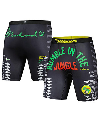 Мужские черные боксеры Мухаммеда Али "Rumble in the Jungle" Contenders Clothing