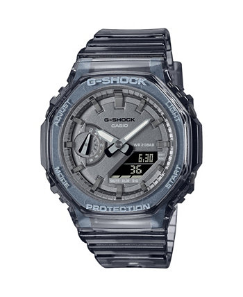 Часы унисекс темно-серые со скелетом и полимерным ремешком 40,4 мм GMAS2100SK1A G-Shock