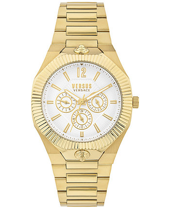 Мужские часы Echo Park с золотым браслетом из нержавеющей стали 42 мм Versus Versace