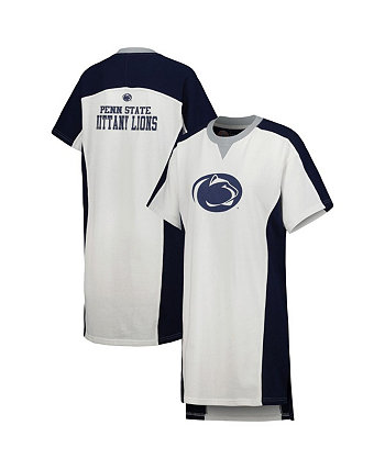 Белое женское платье-футболка Penn State Nittany Lions Home Run G-III