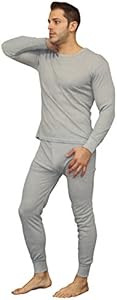 Men's Soft Cotton Waffle Thermal Underwear Base Layer Long Johns Sets with Fly Moet Fashion