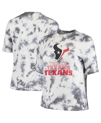 Женская темно-синяя футболка Houston Texans Team Spirit с принтом тай-дай Junk Food