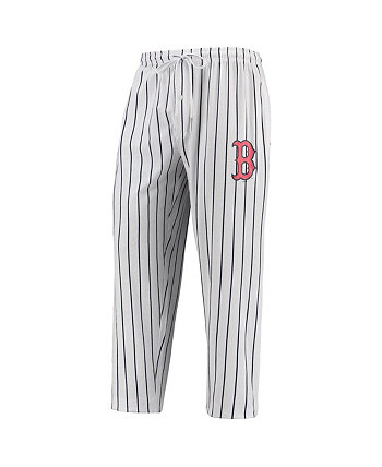 Мужские белые, темно-синие брюки Boston Red Sox Vigor Lounge Concepts Sport