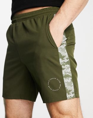 A Better Life Exists Active shorts in khaki Able Active