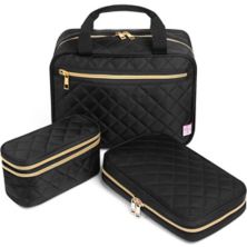 Ms. Jetsetter Travel Trio With Jewelry Case, Makeup Case, And Toiletry Bag  Travel Accessories Ms. Jetsetter