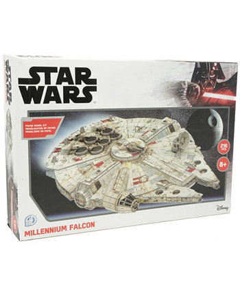 Набор бумажных моделей Star Wars Millennium Falcon, 216 деталей 4D Cityscape
