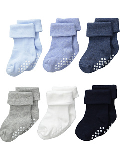 Противоскользящая манжета для поворота, 6 предметов (младенец / малыш) Jefferies Socks