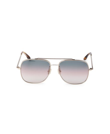 Квадратные солнцезащитные очки 59 мм Victoria Beckham