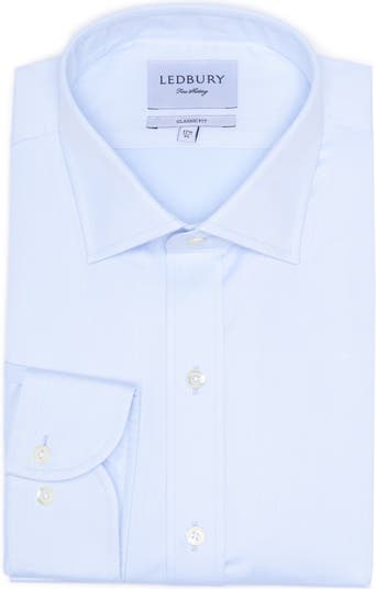 Голубая классическая рубашка Hinesley классического кроя Ledbury