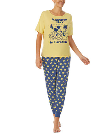 Женские 2 шт. Пижамный комплект с Микки Маусом Джоггер Disney