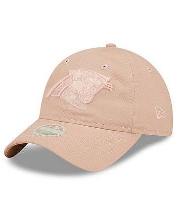 Женская розовая регулируемая кепка Carolina Panthers Core Classic 2.0 в тон 9TWENTY New Era