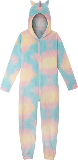 Плюшевый пижамный комбинезон с единорогом Tie Dye MODERN KIDS