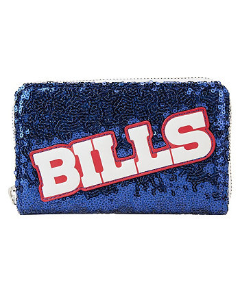 Женский кошелек на молнии с пайетками Buffalo Bills Loungefly
