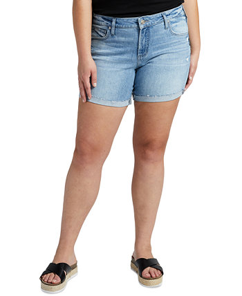 Джинсовые шорты-бойфренды больших размеров Silver Jeans Co.