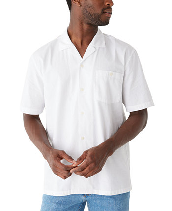 Мужская однотонная походная рубашка с короткими рукавами FRANK AND OAK