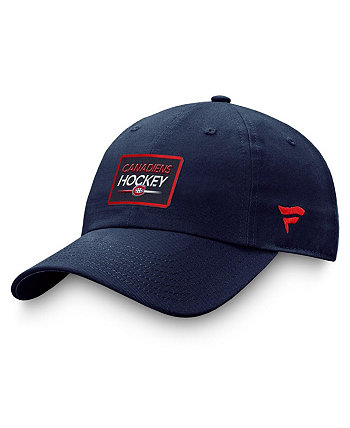 Мужская темно-синяя регулируемая шляпа Montreal Canadiens Authentic Pro Prime Fanatics